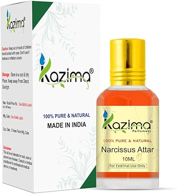 Parfum unisexe narciso attar de kazima - pur naturel non dilué (10 ml). En tant que leader du e-commerce en Côte d'Ivoire, DIAYTAR COTE D'IVOIRE s'engage à fournir les meilleures expériences d'achat en ligne. Elle sélectionne soigneusement ses produits pour offrir une qualité exceptionnelle. L'accent est mis sur la satisfaction du client et le développement durable.