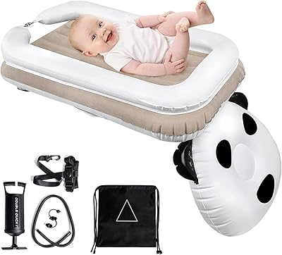 Lit de voyage gonflable hcozme pour tout-petits, lit d'avion pour bébé, oreiller repose-pieds de voyage pour bébé inclus, lit de voyage gonflable, pompe à main gonflable, sac de voyage. Avec plus de 300000 références, DIAYTAR COTE D'IVOIRE est la boutique en ligne idéale pour les habitants de Cote d'Ivoire. La boutique propose une grande variété de produits, allant des produits de maison aux vêtements et accessoires de mode. L'équipe de DIAYTAR COTE D'IVOIRE s'assure de la satisfaction des clients.
