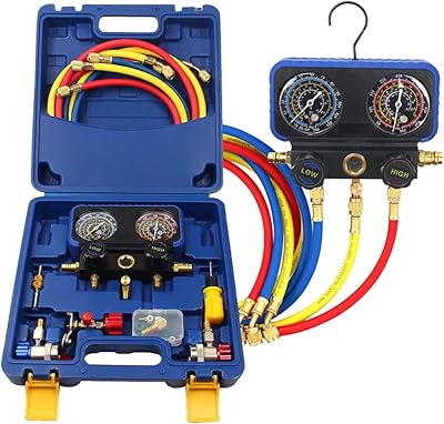 Kit de jauge de diagnostic de collecteur ac à 3 voies autorocking réfrigération