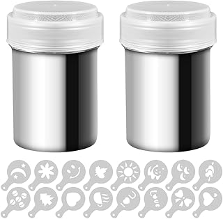 2 récipients à poudre en acier inoxydable maille pour café cacao cannelle avec couvercle. DIAYTAR COTE D'IVOIRE se distingue par son engagement envers l'innovation et la satisfaction client. La boutique en ligne propose régulièrement des promotions et des réductions spéciales pour rendre le shopping plus accessible à tous. Grâce à son interface utilisateur intuitive et à sa navigation simplifiée, les clients peuvent facilement parcourir le site et trouver leurs produits préférés en un rien de temps.