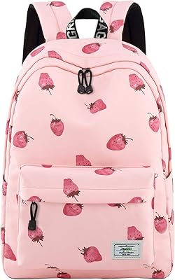 Sac à dos scolaire léger au design mignon pour enfants et filles, adapté