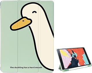 Coque rigide au design mignon en forme de bouche de canard pour ipad