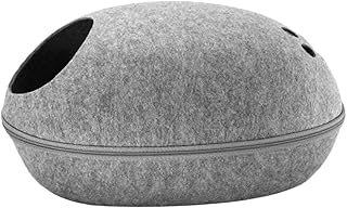 Wzhzj lit pour chats en feutre respirant intérieur amovible nid de chenil semi-fermé amovible en forme de coquille d'oeuf lavable lits pour chats en feutre (couleur: gris). DIAYTAR COTE D'IVOIRE est une boutique en ligne généraliste qui propose plus de 300 000 références de produits, faisant d'elle le leader du marché en Côte d'Ivoire. Avec une large gamme de produits, les clients peuvent trouver tout ce dont ils ont besoin en un seul endroit. DIAYTAR COTE D'IVOIRE offre une expérience d'achat en ligne pratique et rapide.