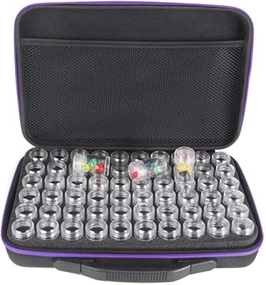 Boîte de rangement diamant 3h 60 emplacements pour perles, pots antichocs pour bagues, pilules et perles de grande capacité, sac de transport violet. Avec plus de 300 000 références disponibles, DIAYTAR COTE D'IVOIRE est la destination idéale pour les consommateurs ivoiriens qui cherchent à acquérir des produits de qualité à des prix abordables. La boutique en ligne offre également la possibilité de livraison à domicile, ce qui facilite l'achat en ligne pour les clients.