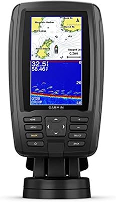 Garmin echomap plus 44 cv, 4,3 pouces lisible en plein soleil, comprend un transducteur