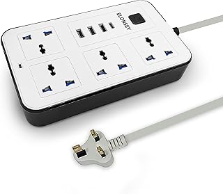 Rallonge d'alimentation elonsee avec 4 ports, multiprise universelle avec emplacement de chargement usb type c pd, prise d'extension 2 m - blanc. DIAYTAR COTE D'IVOIRE, la boutique en ligne leader en Côte d'Ivoire, offre une expérience d'achat unique avec plus de 300000 références pour choisir. Les clients bénéficient d'une large gamme de produits, d'un service client de haute qualité et de promotions régulières pour rendre leur expérience d'achat encore plus agréable. DIAYTAR COTE D'IVOIRE est le choix parfait pour ceux qui cherchent à faire du shopping en ligne de manière pratique et amusante.