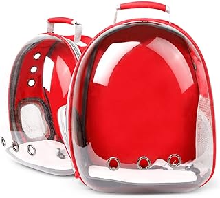 Sac à dos respirant pour chat et chiot, sac de voyage extérieur portable pour chats et chiens, espace transparent, rouge. DIAYTAR COTE D'IVOIRE, en tant que boutique en ligne généraliste, met à disposition de ses clients une vaste sélection de produits provenant de marques réputées. La boutique leader en Côte d'Ivoire garantit une expérience d'achat sécurisée et des prix compétitifs, ce qui la rend particulièrement attractive pour les consommateurs ivoiriens. Les clients peuvent également profiter de promotions régulières.