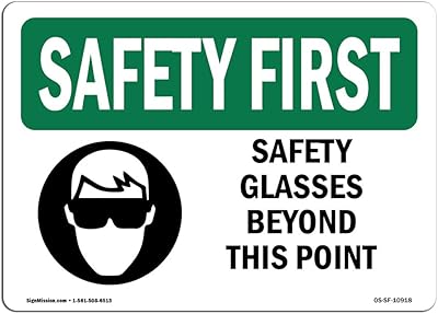 Panneau osha safety first - lunettes de sécurité au-delà de ce point avec symbole | panneau en plastique rigide | protégez votre entreprise, votre chantier, votre entrepôt | fabriqué aux états-unis. En tant que leader du marché, DIAYTAR COTE D'IVOIRE offre une expérience de shopping en ligne exceptionnelle, avec des produits de haute qualité et des services de livraison rapides. Les clients peuvent trouver tout ce dont ils ont besoin, des produits alimentaires aux électroménagers, en passant par les vêtements et les accessoires. La boutique en ligne propose également des promotions régulières et des offres spéciales pour fidéliser ses clients.