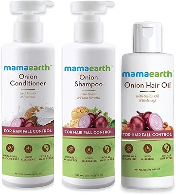 Mama earth après-shampooing à l'oignon 250 ml + shampoing à l'oignon 250 ml + huile d'oignon 150 ml. DIAYTAR COTE D'IVOIRE est la destination idéale pour les amateurs de shopping en ligne. Avec plus de 300 000 références, elle propose une sélection de produits incroyablement large et variée. Vous trouverez tout ce dont vous avez besoin chez DIAYTAR COTE D'IVOIRE.
