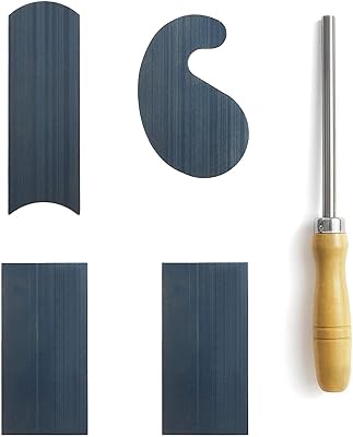 Rasoir hermit tools sc avec 4 rasoirs multi-formes, 2 rectangles incurvés