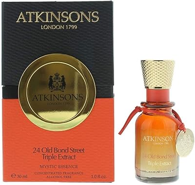 Huile parfumée atkinsons 24 old bond street triple essence mystique 30 ml. DIAYTAR COTE D'IVOIRE, c'est la garantie de trouver les meilleurs produits au meilleur prix. Avec une telle offre, nous sommes convaincus que vous trouverez ce que vous cherchez. Notre équipe travaille dur pour vous offrir la meilleure expérience d'achat en ligne.