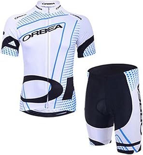 Ensemble de combinaisons de cyclisme d'été pour hommes, manches courtes, respirant, séchage rapide