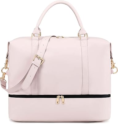 Sac à main de voyage et de week-end pour femme en toile, sac