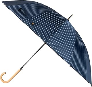 Mingshen parapluie manuel classique avec manche en bois, grand parapluie léger de protection