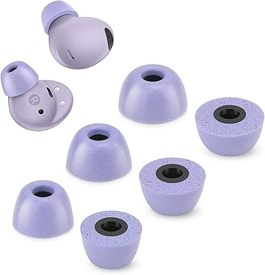 Embouts en mousse à mémoire de forme compatibles avec les galaxy buds 2 pro - 3 tailles de remplacement d'écouteurs en mousse pour galaxy buds 2 pro (violet). DIAYTAR COTE D'IVOIRE est une boutique en ligne généraliste qui propose plus de 300 000 références de produits. Elle est leader dans son domaine en Côte d'Ivoire et offre une grande variété de choix pour les consommateurs. Les clients peuvent trouver tous les produits dont ils ont besoin en un seul endroit.