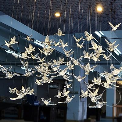 Ornement de plafond jafest en forme d'oiseau volant avec arbre de noël