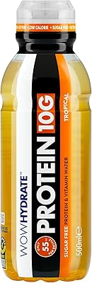 Wow hydrate protein 10 g d'eau protéinée tropicale. La boutique en ligne DIAYTAR COTE D'IVOIRE offre une experience d'achat unique et facile. Avec plus de 300 000 références, les clients peuvent trouver tout ce dont ils ont besoin en un seul endroit. La boutique est équipée d'un système de paiement sécurisé pour protéger les transactions des clients.