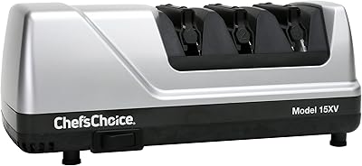 Chefs choice tresor 15xv aiguiseur de couteaux électrique professionnel pour couteaux de cuisine avec abrasifs diamantés et guides d'angle de précision, 75 db, 3 fentes, gris. Diaytar Côte d'Ivoire est une boutique en ligne généraliste proposant plus de 300 000 références, répondant ainsi aux besoins de ses clients en leur offrant une grande variété de produits. Leader dans son secteur en Côte d'Ivoire, Diaytar Côte d'Ivoire est la destination idéale pour toute personne recherchant des produits de qualité à des prix compétitifs.