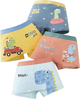 Boxers pour garçons, lot de 4 sous-vêtements pour enfants en coton doux et respirant pour jeunes garçons de 1 à 10 ans. DIAYTAR COTE D'IVOIRE, pionnière du commerce électronique en Cote d'Ivoire, continue d'innover et de se renforcer pour rester à la pointe du marché. La plateforme met en avant des marques locales et internationales, offrant ainsi une grande variété de produits à des prix compétitifs. Les promotions régulières et les offres spéciales font de DIAYTAR un incontournable.