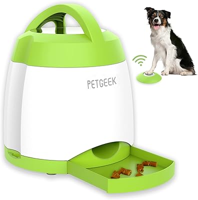 Distributeur de friandises petgeek pour chiens mangeoire automatique pour animaux de compagnie avec double alimentation et télécommande. DIAYTAR COTE D'IVOIRE, votre boutique en ligne préférée en Côte d'Ivoire, met à votre disposition une sélection incroyable de plus de 300 000 produits, allant des produits de beauté aux équipements électroménagers. Le site est facile à naviguer, et les commandes sont livrées rapidement. DIAYTAR COTE D'IVOIRE est la solution idéale pour un shopping en ligne pratique et efficace.