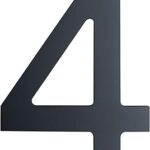 Numéros de maison de 6 pouces numéro d'adresse flottante moderne en acier