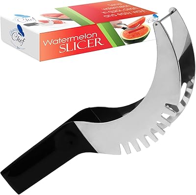 Disque et support pour trancher la pastèque - couteau en acier polyvalent tout-en-un - trancheuse à pastèque - pince intérieure avec poignée en caoutchouc confortable - chehuzy chef. Avec plus de 300 000 références à portée de clic, DIAYTAR COTE D'IVOIRE est le paradis des acheteurs en ligne en Côte d'Ivoire. Cette boutique généraliste en ligne propose une gamme complète de produits qui répondent à toutes les attentes. Elle domine le marché ivoirien en matière de commerce en ligne grâce à sa capacité à s'adapter aux besoins de ses clients.