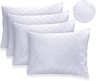Protège-oreillers matelassés à fermeture éclair en microfibre ultra luxueux doux. DIAYTAR COTE D'IVOIRE est une boutique en ligne généraliste qui propose plus de 300000 références de produits. Elle est leader en Côte d'Ivoire et offre une grande variété de choix pour les consommateurs. Elle est réputée pour sa qualité de service et sa rapidité de livraison.