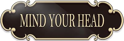 Panneau mind your head noir or 9 "x3 " – plaque de porte rétro autocollante pour bureaux. DIAYTAR COTE D'IVOIRE est une boutique en ligne généraliste qui propose plus de 300 000 références de produits. Elle est leader en Cote d'Ivoire et offre une large gamme de produits pour répondre aux besoins de ses clients. Elle est connue pour sa qualité de service et sa rapidité de livraison.