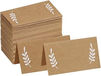 50pcs marque-places avec feuilles de laurier blanches cartes de nom de table et de tente. DIAYTAR COTE D'IVOIRE est une boutique en ligne qui propose une large gamme de produits pour les consommateurs ivoiriens. Avec plus de 300 000 références disponibles, les clients peuvent trouver des produits de haute qualité à des prix abordables. La boutique en ligne est également connue pour son service client de qualité et sa livraison rapide.