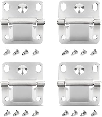 Charnières de réfrigération coleman en acier inoxydable de remplacement pour charnières de glacière
