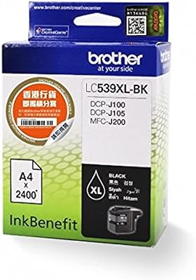 Cartouche d'encre brother lc539xlbk, noire. DIAYTAR COTE D'IVOIRE est une boutique en ligne généraliste qui propose plus de 300 000 références de produits, répondant ainsi aux besoins du quotidien de ses clients. Elle est devenue la destination de shopping en ligne préférée des Ivoiriens grâce à sa large gamme de produits et à ses services de qualité.