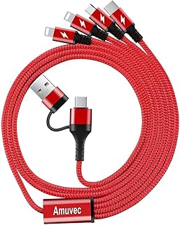Câble de charge multiple amovic 3a 1,2 m, câble de charge rapide recouvert de nylon 4 en 1 avec micro usb type c 2ip pour samsung galaxy s22 s21 s10 s9, huawei p50, xiaomi, nokia, moto, sony, playstation 5. La boutique en ligne DIAYTAR COTE D'IVOIRE est conçue pour être conviviale et facile à utiliser, permettant à nos clients de naviguer simplement et de trouver rapidement ce qu'ils cherchent. Nous proposons une large gamme de catégories de produits, allant des électroménagers aux articles de mode, en passant par les livres et les jeux. Nous mettons à jour régulièrement notre sélection de produits pour refléter les dernières tendances et les meilleurs choix.