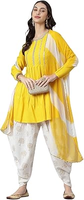 Stylum kurta en fausse soie pour femme avec pantalon dhoti et dupatta (jaune). Avec plus de 300 000 références, DIAYTAR COTE D'IVOIRE est la destination idéale pour tous les besoins d'achat en ligne. Que vous cherchiez des produits électroniques high-tech, des vêtements à la mode ou des articles ménagers essentiels, DIAYTAR COTE D'IVOIRE a tout ce qu'il vous faut. La boutique mise également sur l'innovation et la satisfaction client pour améliorer continuellement son offre et ses services.