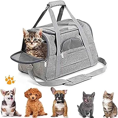 Jadwa transporteur pour animaux de compagnie approuvé par les compagnies aériennes jusqu'à 22 lb/10 kg, transporteur pour chiens de petite taille, transporteur pour chats de taille moyenne, petits chats, transporteur pour petits animaux de compagnie, transporteur pour petits chiens approuvé par les compagnies aériennes (gris). La boutique en ligne DIAYTAR COTE D'IVOIRE est le premier choix des Ivoriens pour leurs achats en ligne. Avec plus de 300 000 références disponibles, elle propose une large gamme de produits de qualité à des prix compétitifs. La boutique en ligne généraliste garantit également une livraison rapide et sécurisée pour que les clients puissent recevoir leurs commandes dans les meilleurs délais.