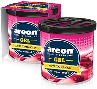 Boîte de gel parfumé pour voiture areon - anti-tabac, paquet de 1, gck13