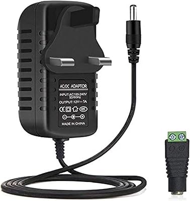 Alimentation led kindom 12 v 2 a, adaptateur secteur 12 w, prise murale
