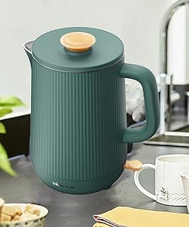 Bouilloire électrique portable bear 1,6 l - arrêt automatique 1800 w en acier