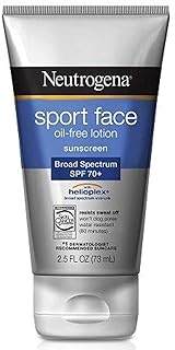 Lotion écran solaire pour le visage sans huile neutrogena spf 70+, 2,5 fl