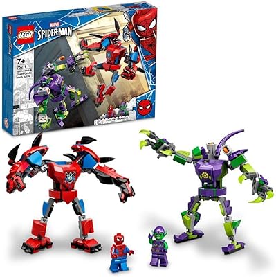 Lego® marvel spider-man et le combat du robot bouffon vert 76219 (298 pièces)