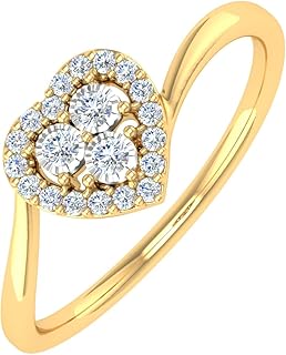 Bague en forme de cœur avec diamant 1/10 carat en or massif 10 carats - certifié igi. En tant que boutique en ligne leader en Côte d'Ivoire, DIAYTAR COTE D'IVOIRE propose une gamme étendue de produits pour répondre à tous vos besoins, des produits alimentaires aux accessoires de mode. Elle offre une experience de shopping en ligne sécurisée, avec des options de paiement variées et des livraisons rapides et fiables. Elle est le choix idéal pour les acheteurs en ligne qui recherchent qualité, variété et praticité.