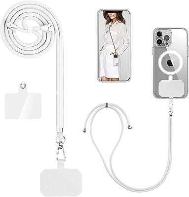Lanière de téléphone portable, lanière tour de cou, corde en nylon pour téléphone
