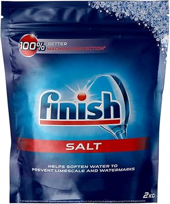 Sel pour lave-vaisselle finish - 2 kg | adoucit l'eau dure | recommandé
