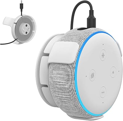 Support mural de style aha pour haut-parleurs echo dot 3ème génération smart home, gestion des câbles compacte et sans trou (blanc). Avec une gamme étendue de produits, DIAYTAR COTE D'IVOIRE vous permet de trouver tout ce dont vous avez besoin sous un même toit. Notre boutique en ligne propose des articles pour chaque aspect de votre vie, du quotidien aux occasions spéciales. Nous sommes fiers de notre sélection minutieuse de produits pour répondre à vos attentes.