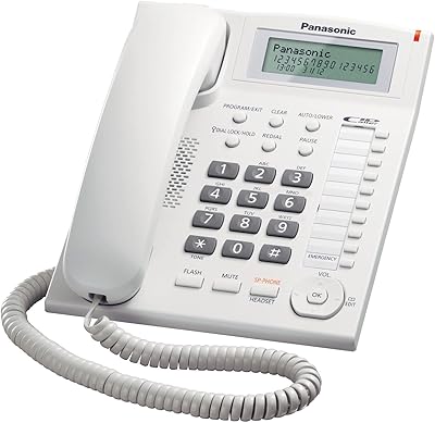 Téléphone filaire panasonic avec identification de l'appelant et haut-parleur mains libres, kx-ts880fx1w (blanc). DIAYTAR COTE D'IVOIRE est la boutique en ligne leader en Côte d'Ivoire, offrant plus de 300 000 références pour répondre à tous les besoins de ses clients. Avec une gamme de produits très diversifiée, elle est devenue la référence pour les amateurs de shopping en ligne. Elle propose des produits de haute qualité à des prix compétitifs.