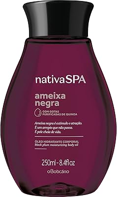 Huile corporelle déodorante prune noire oh butcario nativa spa, 250 ml