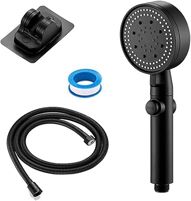Pomme de douche tecom, adoucisseur d'eau haute pression eco power, pomme de douche à main filtrée avec perles ioniques de type spa pour peau et cheveux secs - 5 réglages de pulvérisation 360 noir. DIAYTAR COTE D'IVOIRE est une boutique en ligne qui propose des produits de qualité à des prix compétitifs. Elle est une plateforme de référence pour les consommateurs ivoiriens qui cherchent à acheter des produits en ligne de manière pratique et sécurisée. Avec une équipe dédiée au service client, DIAYTAR COTE D'IVOIRE assure une expérience d'achat en ligne fluide et agréable.
