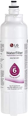 Filtre à eau de remplacement pour réfrigérateur lg lt800p, 6 mois/200 gallons
