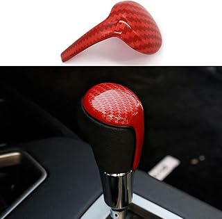 Couverture décorative en fibre de carbone rouge roihi pour toyota rav4 corolla vios