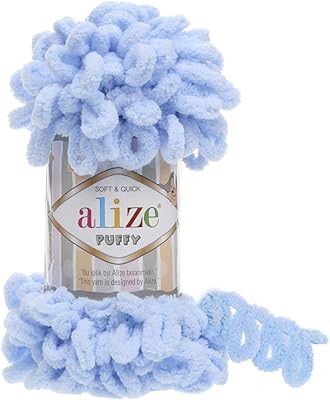 Alize soft 100% polyester micro fluffy fil à coudre pour tricoter la main