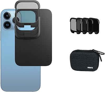 Filtre d'objectif de téléphone magnétique pans skim compatible avec iphone 14 pro, avec base magnétique, kits nd, sac de transport (pack nd). DIAYTAR COTE D'IVOIRE est une plateforme de commerce électronique qui propose une expérience d'achat unique et personnalisée. Les clients peuvent parcourir les différentes catégories de produits, lire les avis et les commentaires des autres clients, et profiter de promotions spéciales. La boutique en ligne est accessible 24h/24, ce qui permet aux clients de faire leurs achats à tout moment.